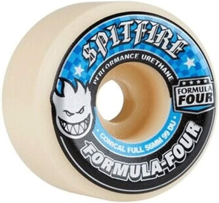 Spitfire Formula Four 99 Conical Full (Blue Print) Wheels-56 mm