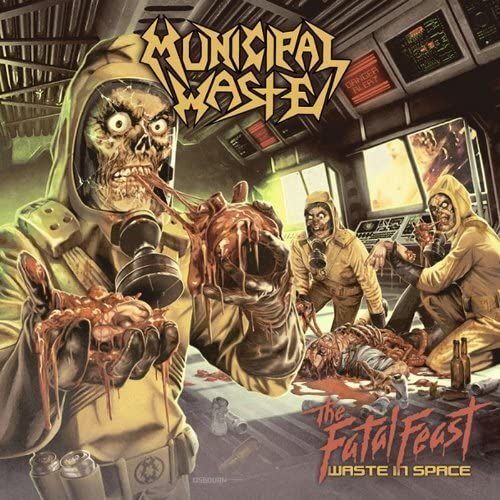 MUNICIPAL WASTE - THE FATAL FEAST (ORANGE & YELLOW SPLATTER)