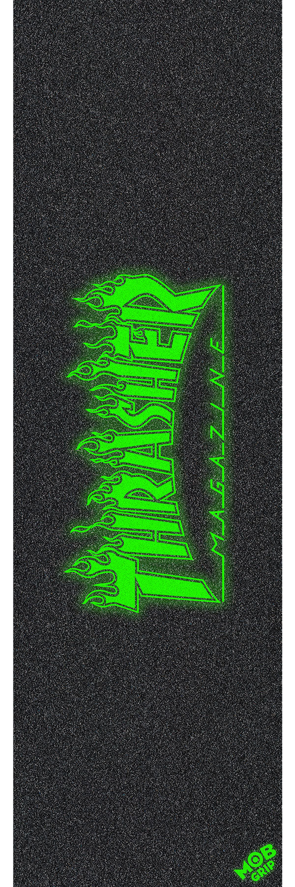 Thrasher Flame GITD Mob Skateboard Griptape 10" X 33"