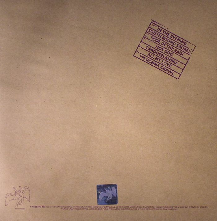 LED ZEPPELIN- IN THROUGH THE OUT DOOR VINYL