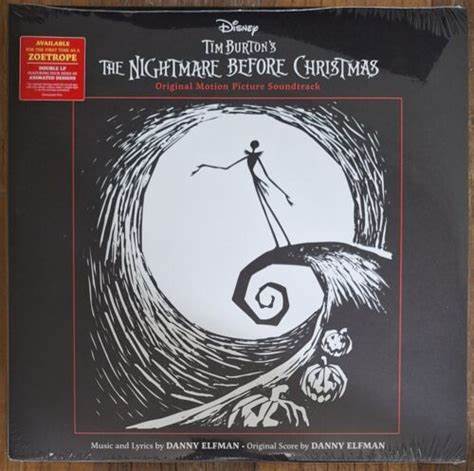 TIM BURTON'S THE NIGHTMARE BEFORE CHRISTMAS ORIGINAL MOTION PICTURES SOUNDTRACK zoetrope