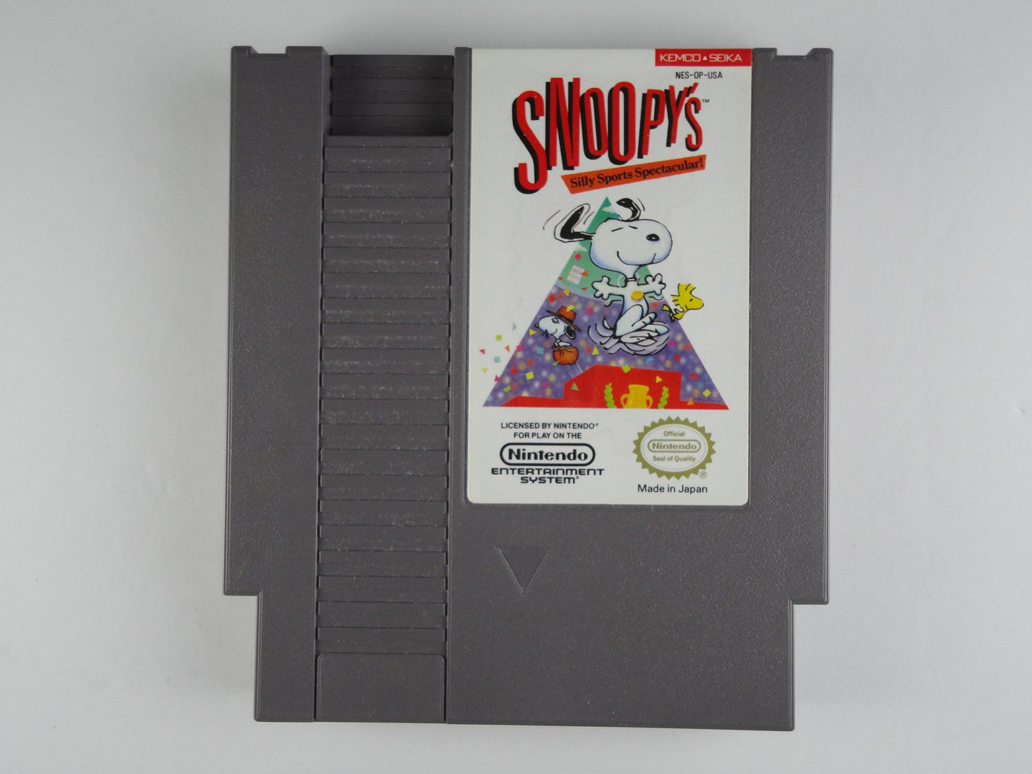 SNOOPY'S SILLY SPORTS SPECTACULAR - CARTRIDGE ONLY - MADE IN JAPAN