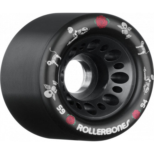 Rollerbones Pet Day of the Dead Speed wheel 59mm x 94a Black 4 Pk