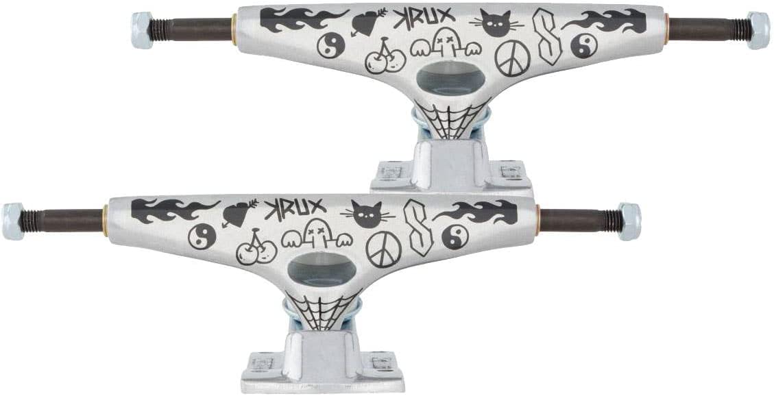 KRUX - K5 Doodle Silver Standard Skateboard Trucks (SET OF 2