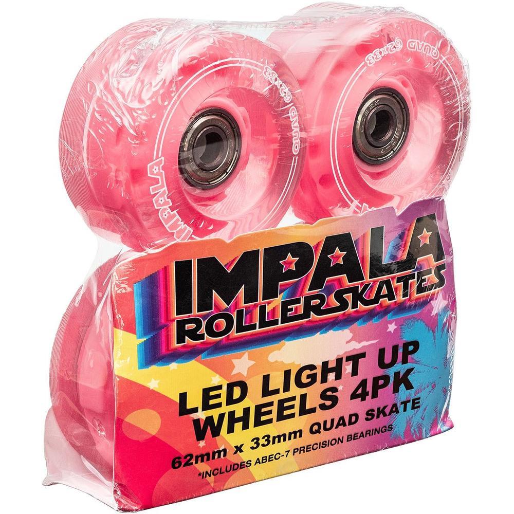 4 PACK IMPALA WHEELS - LIGHT UP