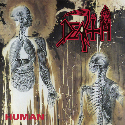 DEATH - HUMAN (CUTOM TRI-COLOR MERGE WITH SPLATTER EDITION)