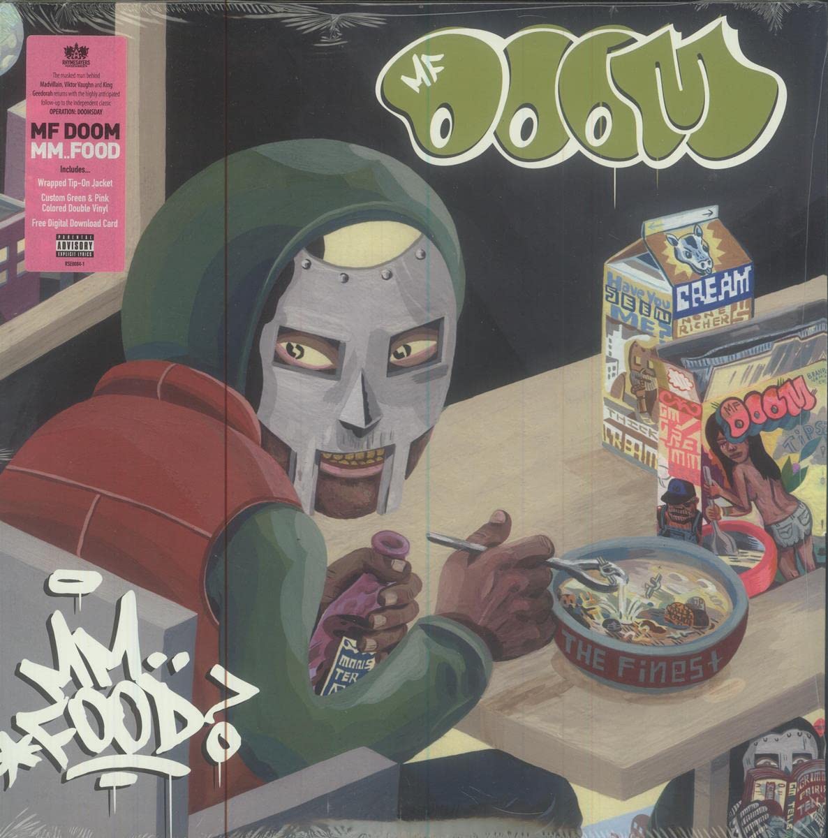 MF DOOM - MM..FOOD Indie Exclusive Green/pink 2 Lp