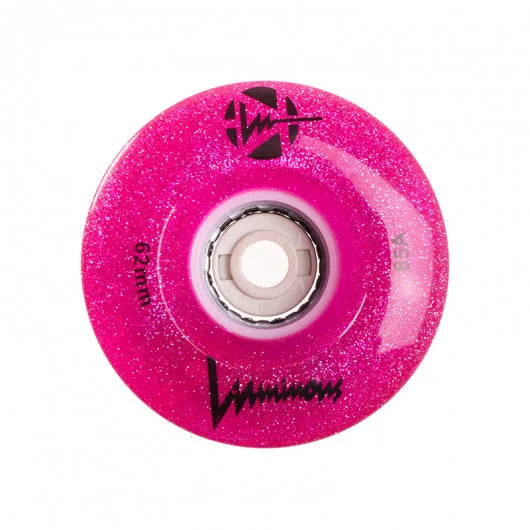 luminous wheels- LED Quad light up wheels 62mm 85A (4 PACK) wheels