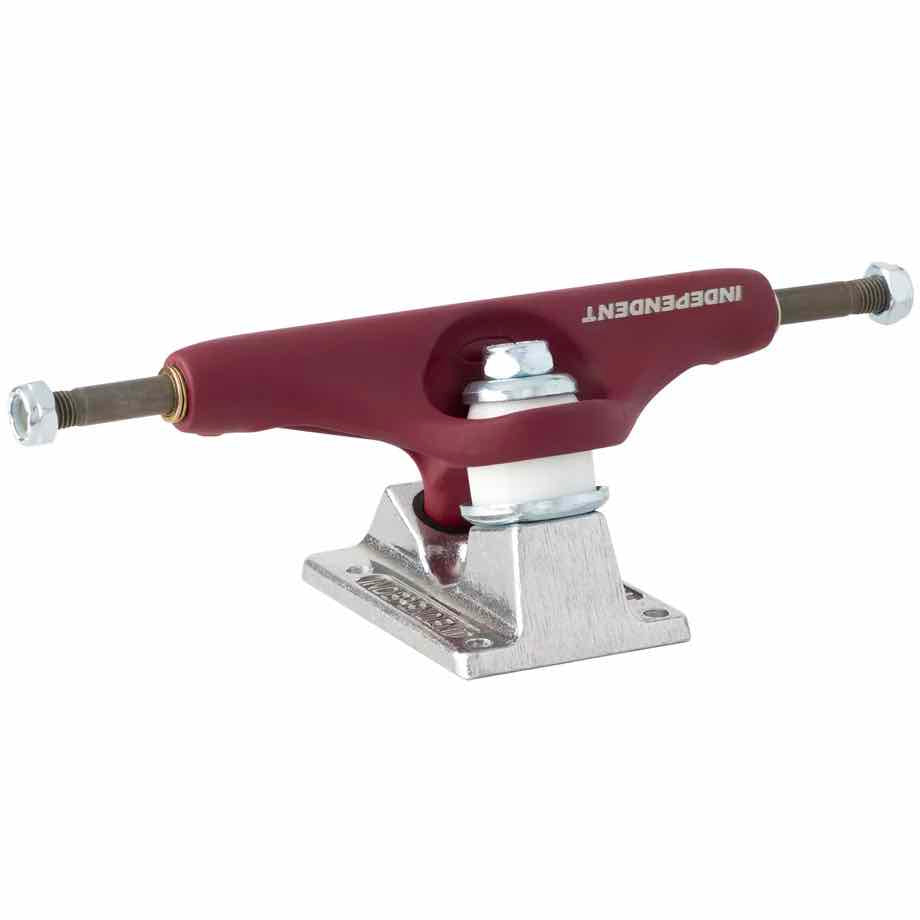 Independent Stage 11 BTG Speed Burgundy Silver Standard Skateboard Trucks (set of 2)