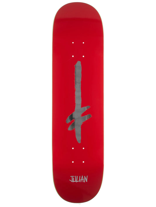 Death Wish Julian Red/Silver Foil Deck 8.125