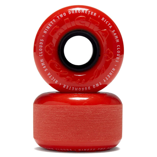 RICTA CLOUDS RED ORANGE 92A WHEELS (SET OF 4 WHEELS) 54MM