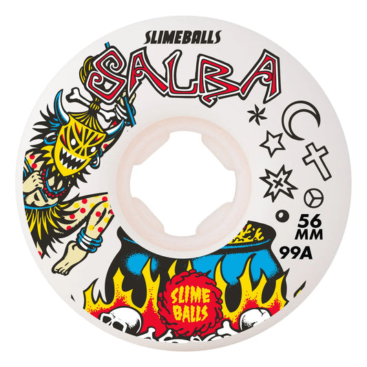 56mm Salba Witch Doctor 99a Chubbies Slime Balls Skateboard Wheels