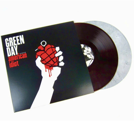 Green Day-American Idiot (Limited Edition) ( Red with Black swirl/ White with Black swirl [Import] (2 Lp's)