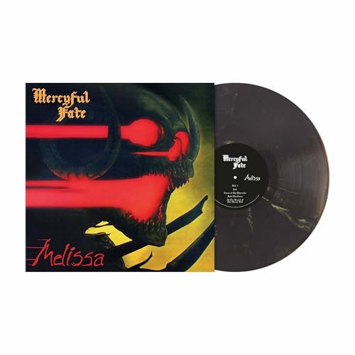 MERCYFUL FATE - MELISSA  THUNDERSTORM  (BLACK WITH YELLOW MARBLE)