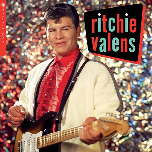 RITCHIE VALENS - NOW PLAYING  (RED TRANSPARENT VINYL)