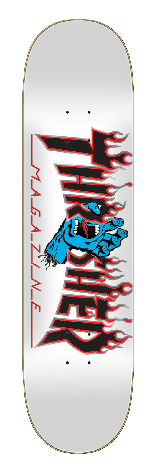 8.0in Thrasher Screaming Flame Logo Santa Cruz Skateboard Deck