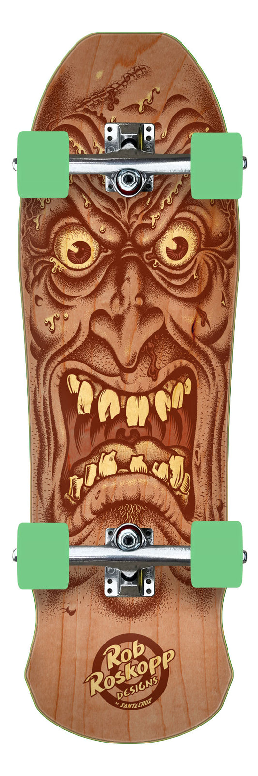 Roskopp Face 9.5in x 31in Shaped Cruiser Skateboard Santa Cruz SKU: #11117448
