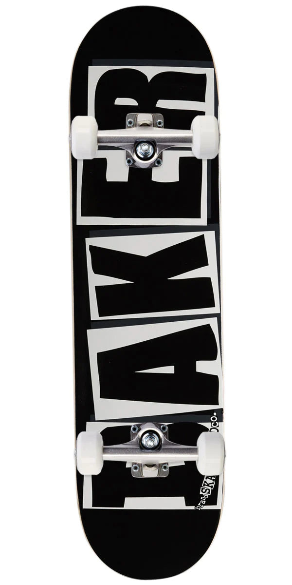 Baker Brand Logo Skateboard Complete - Black/White - 8.25