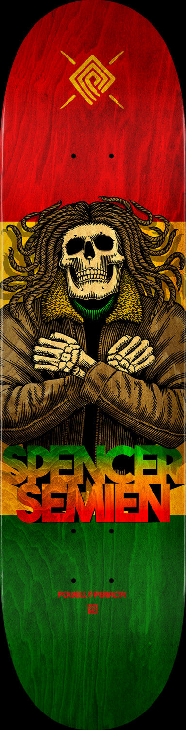 Powell Peralta Spencer Semien Dreads Skateboard Deck - 8 X 31.45