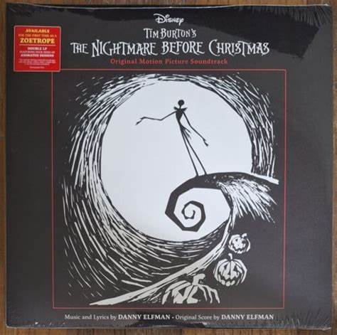 TIM BURTON'S THE NIGHTMARE BEFORE CHRISTMAS ORIGINAL MOTION PICTURES SOUNDTRACK  zoetrope