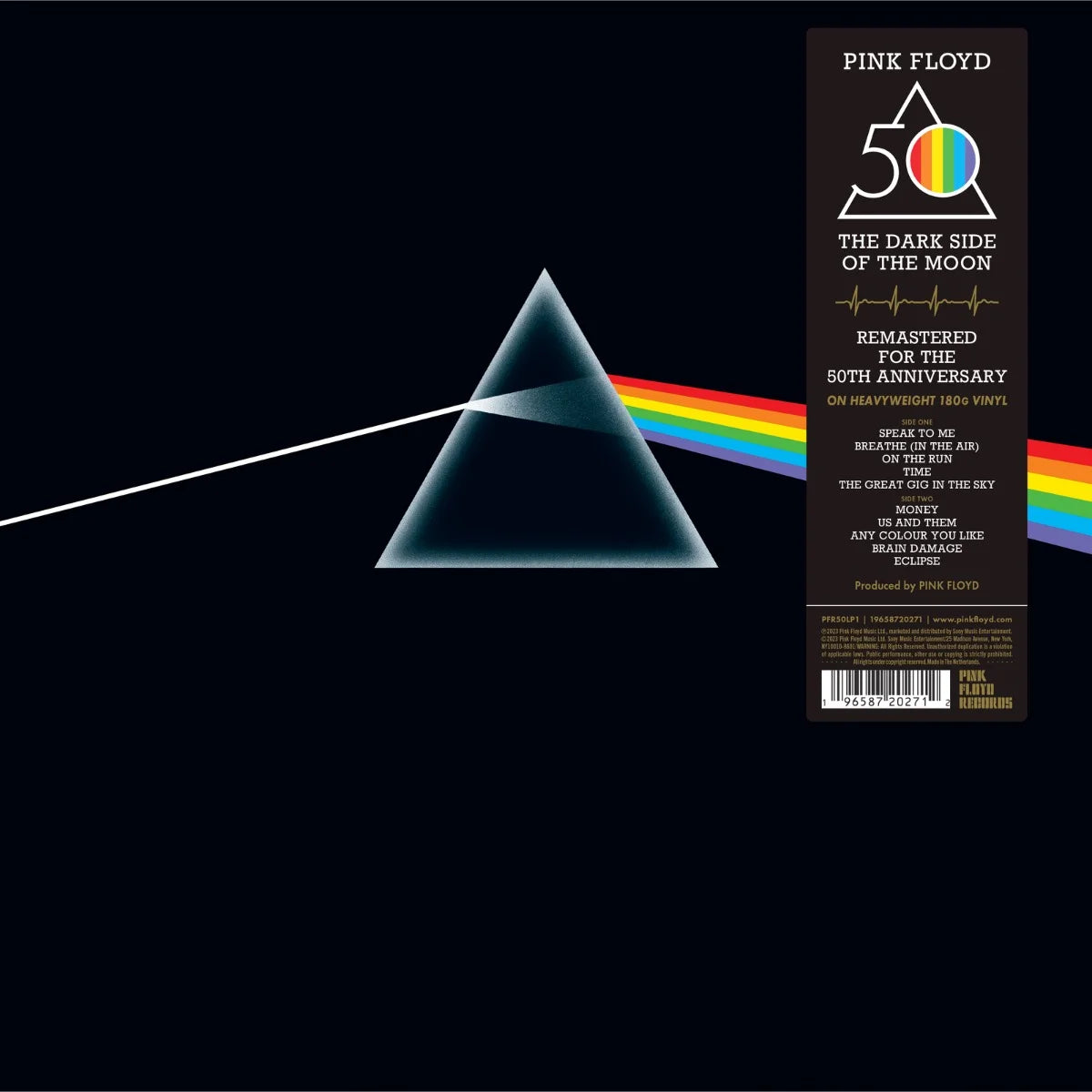 PINK FLOYD - DARK SIDE OF MOON  180 gram vinyl  remastered for 50th anniversary