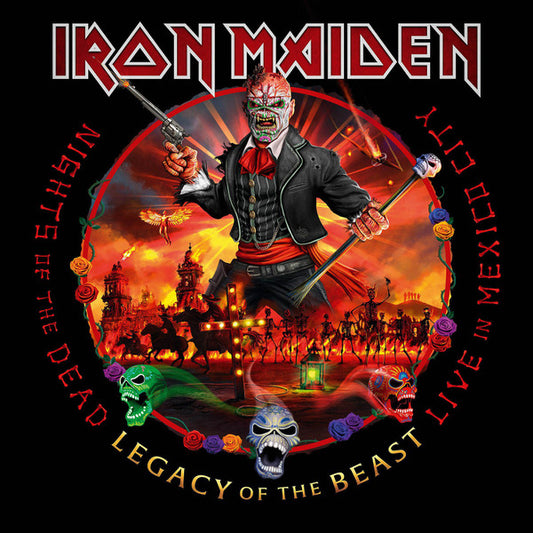 IRON MAIDEN -Nights of the Dead, Legacy of the Beast: Live in Mexico City limited edition triple gatefold