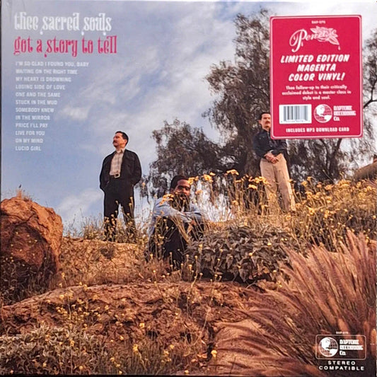 THEE SACRED SOULS - GOT A STORY TO TELL  (Limited edition magenta color vinyl)