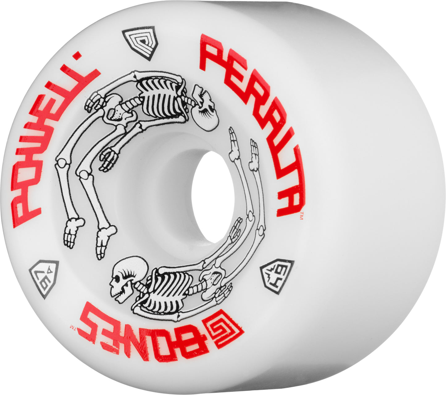 Powell Peralta G-Bones Skateboard Wheels 64mm 97a - White (4 pack) Skip to the end of the images gallery Skip to the beginning of the images gallery Rating: 97% of100 15  Reviews Add Your Review