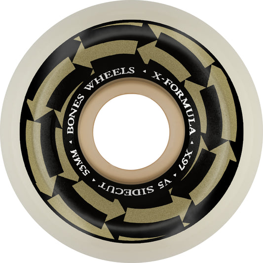 BONES WHEELS X-Formula Skateboard Wheels Hypno Therapy 53mm V5 Sidecut 97A 4pk