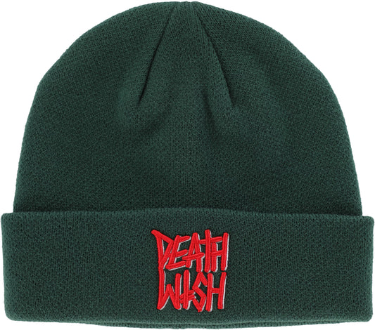 DEATHWISH - DEATHSTACK FOREST GREEN BEANIE