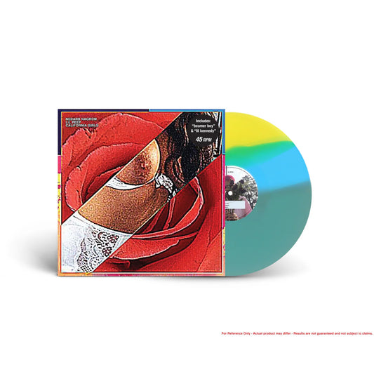 LIL PEEP - California Girls (Tri-Color - Transparent Electric Blue + Sky Blue + Opaque Yellow)