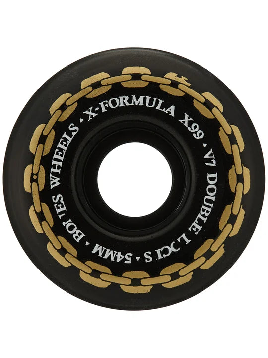 Bones X-Formula Double Locks 99a V7 Wheels (SET OF 4 WHEELS)