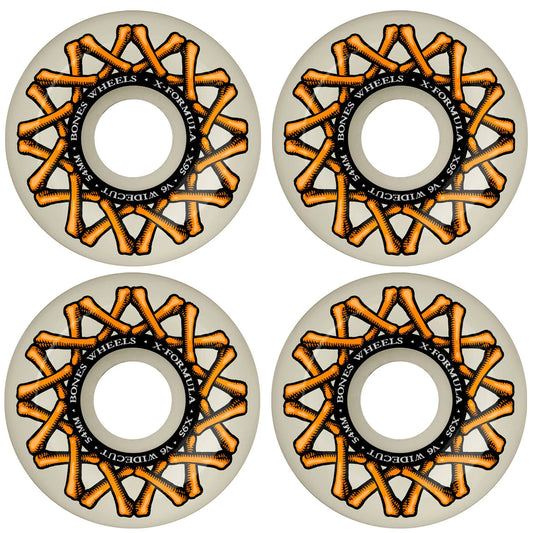 BONES WHEELS X-Formula Skateboard Wheels XF 54mm V6 Widecut 95A 4pk