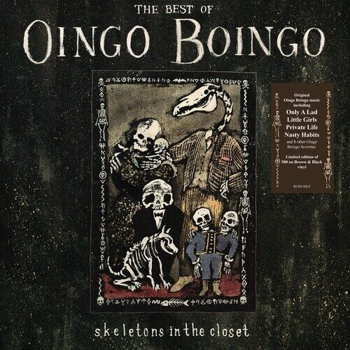 Oingo Boingo - Skeletons in the Closet  limited edition brown & black colored vinyl