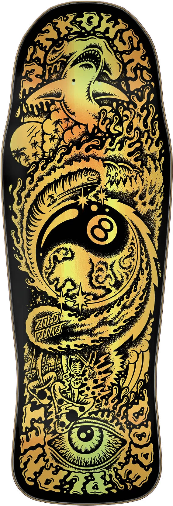 Santa Cruz Winkowski Dope Planet 10.34 Skateboard Deck