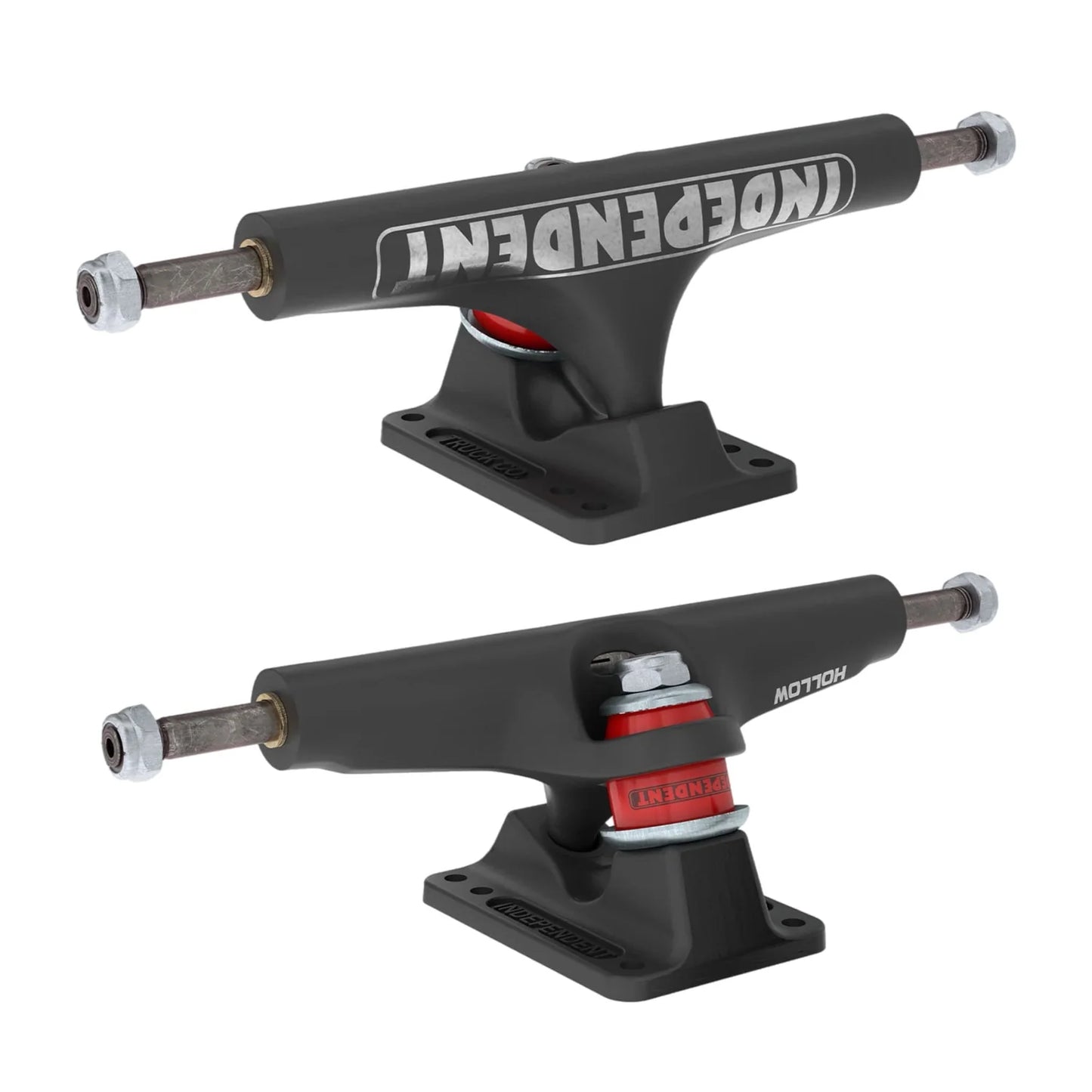 INDEPENDENT STAGE 4 HOLLOW FULL BAR BLACK SKATEBOARD TRUCKS