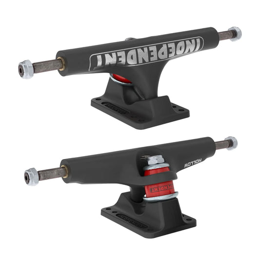 INDEPENDENT STAGE 4 HOLLOW FULL BAR BLACK SKATEBOARD TRUCKS
