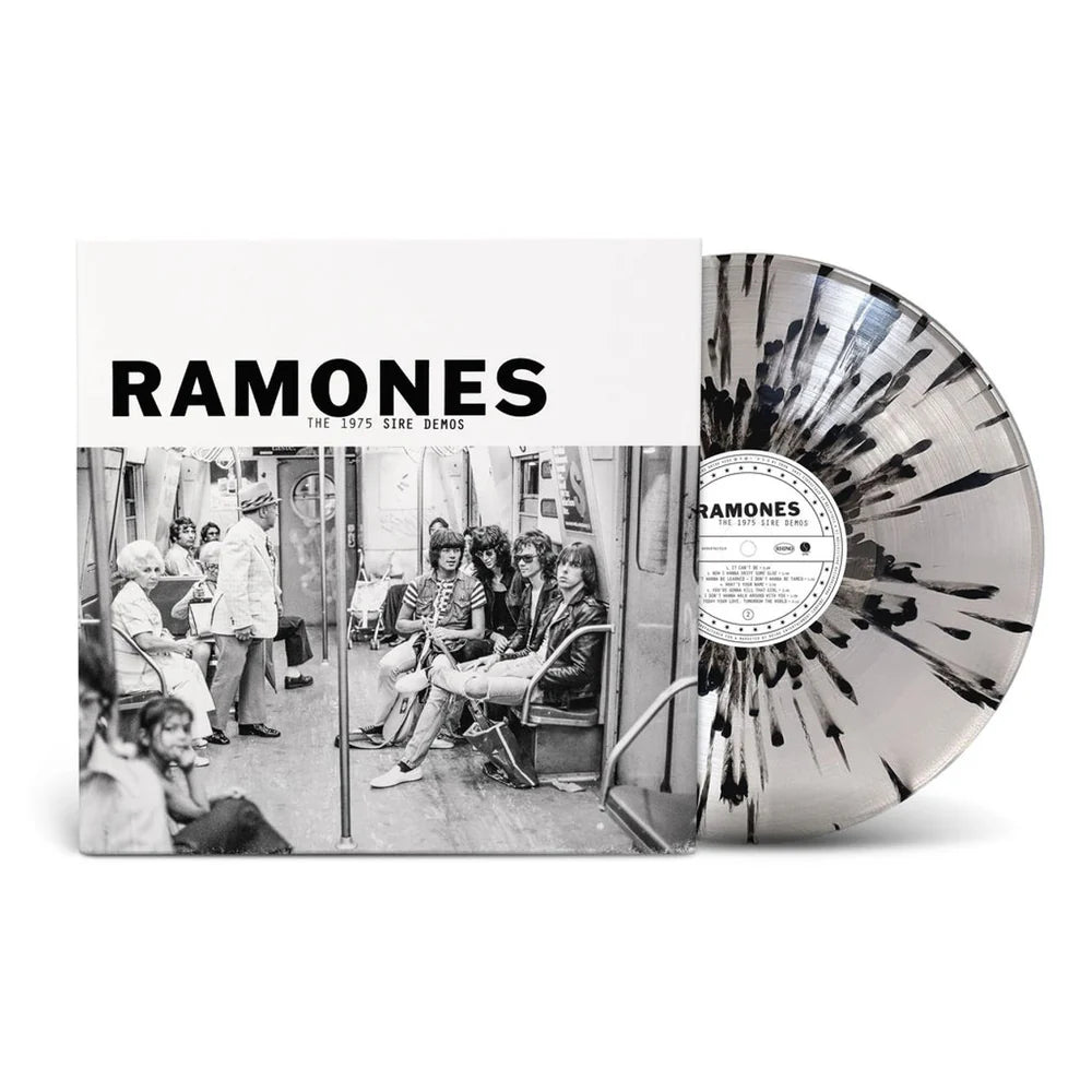 RAMONES -THE 1975 SIRE DEMOS RSD2024 pressed on black splattered clear vinyl