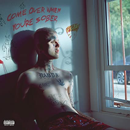 LIL PEEP - COME OVER WHEN YOU'RE SOBER, PT,1 &PT.2 Pink and Black Vinyl