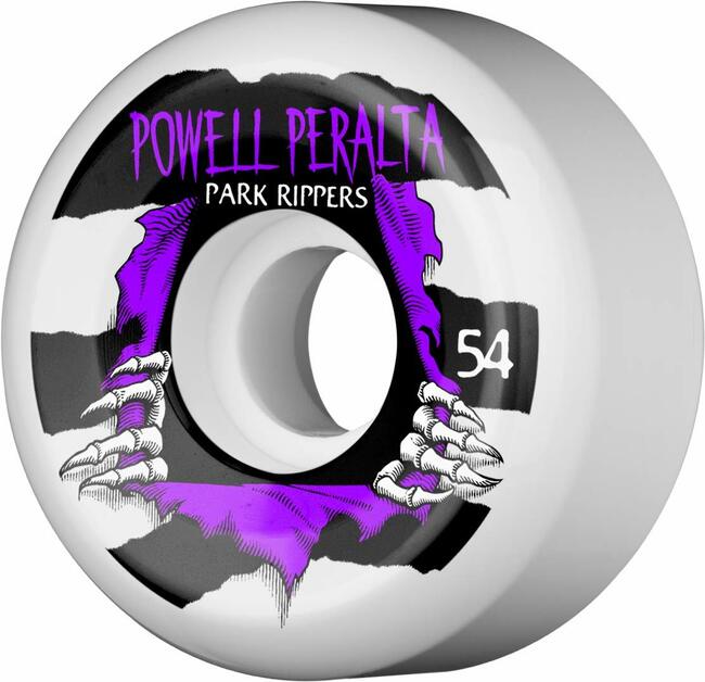 Powell Peralta Park Ripper 2 54mm104A White (4 pk)