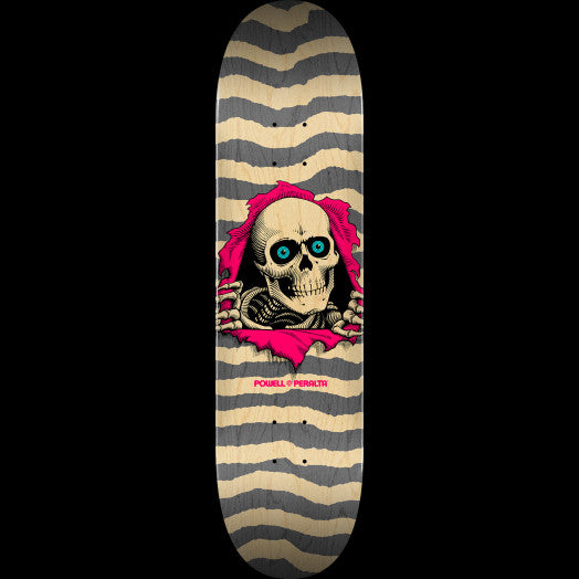 Powell Peralta Ripper Skateboard Deck Natural Gray - Shape 243 - 8.25 x 31.95