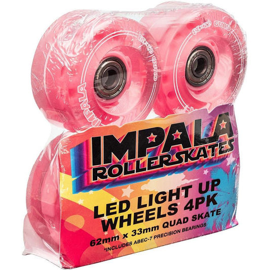 4 PACK IMPALA WHEELS - LIGHT UP