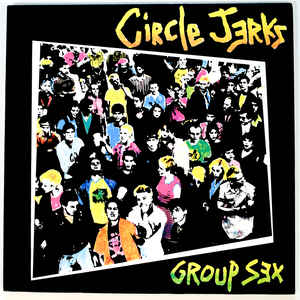 Circle Jerks- Group Sex 40th anniversary deluxe edition 20 page booklet, translucent red vinyl