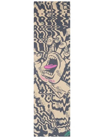 Santa Cruz Acidic Hand CLEAR Griptape by Mob 9" x 31.8"