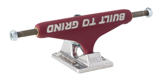 Independent Stage 11 BTG Speed Burgundy Silver Standard Skateboard Trucks (set of 2)