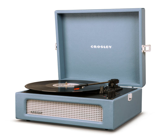 Crosley Voyager 3 speed turntable Weather Blue